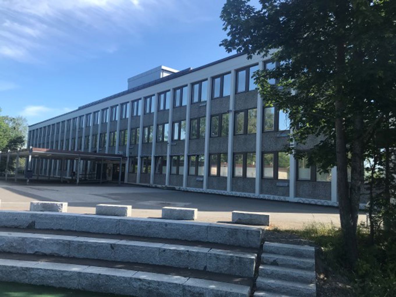Foto: ilm Brannfjell skole fra amfiet